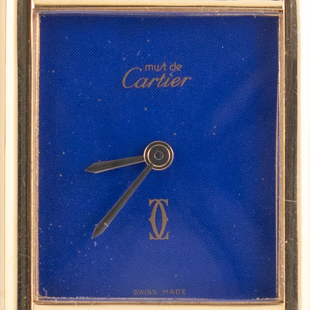 CARTIER LM MUST DE TANK LAPIS LAZURI - Like with Box