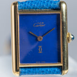 CARTIER LM MUST DE TANK LAPIS LAZURI - Like with Box