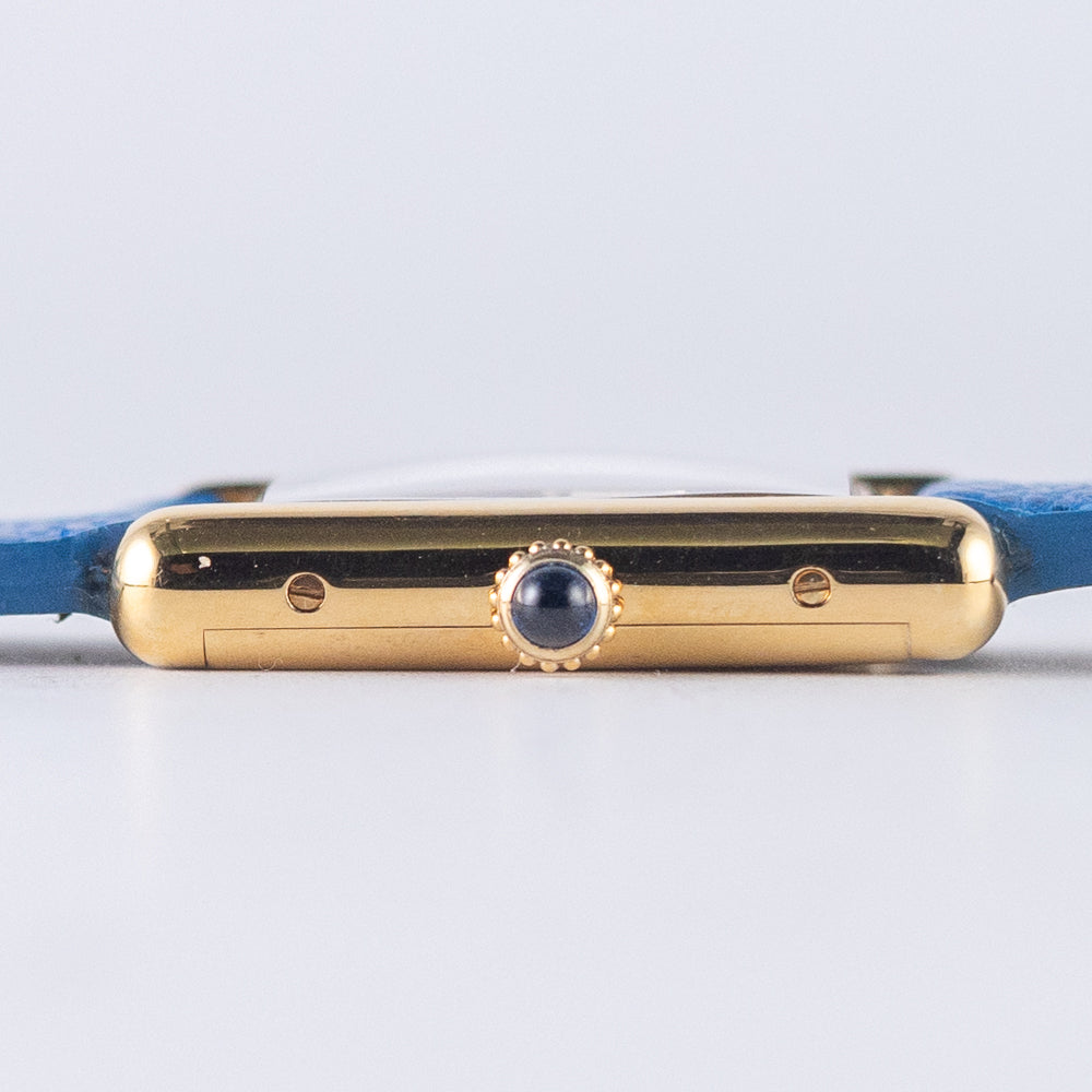 CARTIER LM MUST DE TANK LAPIS LAZURI - Like with Box