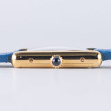 CARTIER LM MUST DE TANK LAPIS LAZURI - Like with Box
