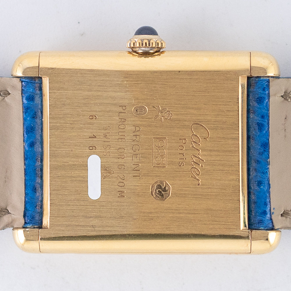 CARTIER LM MUST DE TANK LAPIS LAZURI - Like with Box