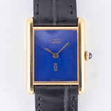 CARTIER LM MUST DE TANK LAPIS LAZURI - Like with Box
