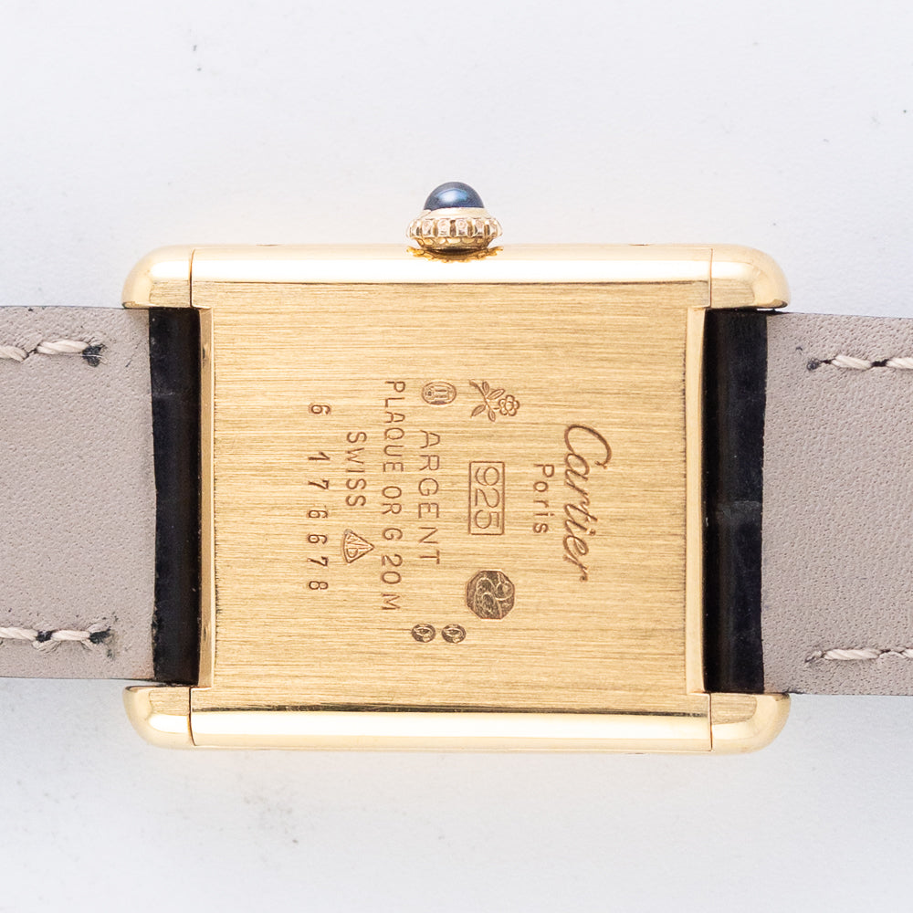 CARTIER LM MUST DE TANK LAPIS LAZURI - Like with Box