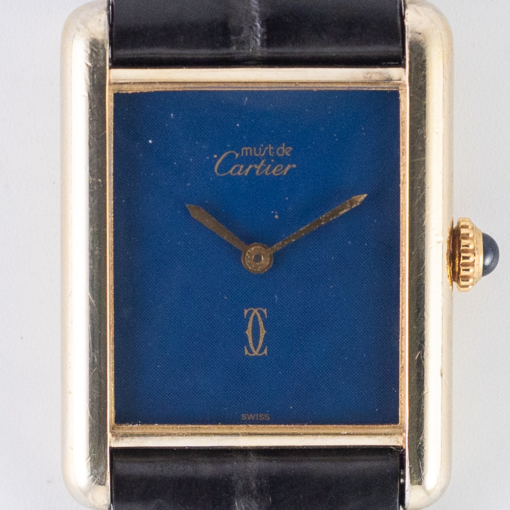CARTIER LM MUST DE TANK LAPIS LAZURI - Like