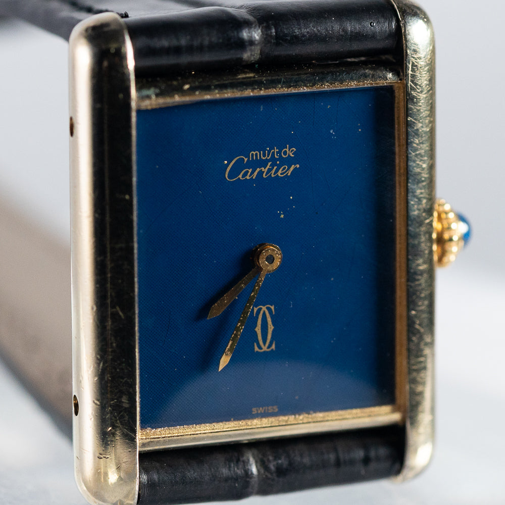 CARTIER LM MUST DE TANK LAPIS LAZURI - Like