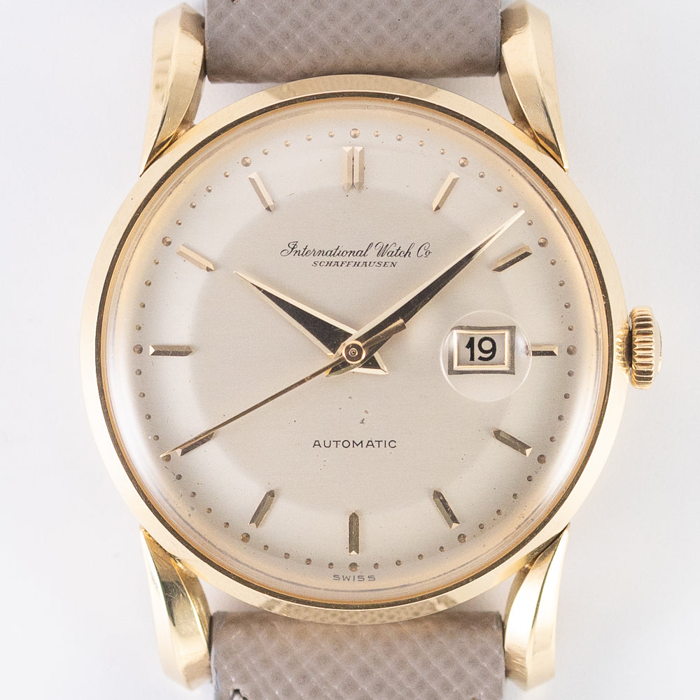 IWC 18K YELLOW GOLD Old Fish Crown