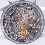 ANGELUS waterploof Micro Pusher Chronograph Black Gilt Dial Cal.215