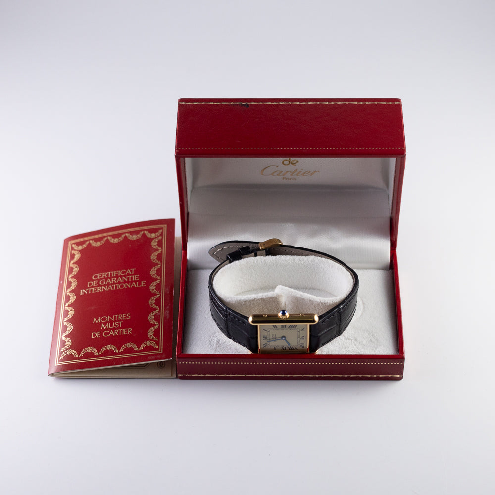 CARTIER LM MUST DE TANK REF.590005