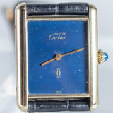 CARTIER LM MUST DE TANK LAPIS LAZURI - Like Box and Warranty Papers