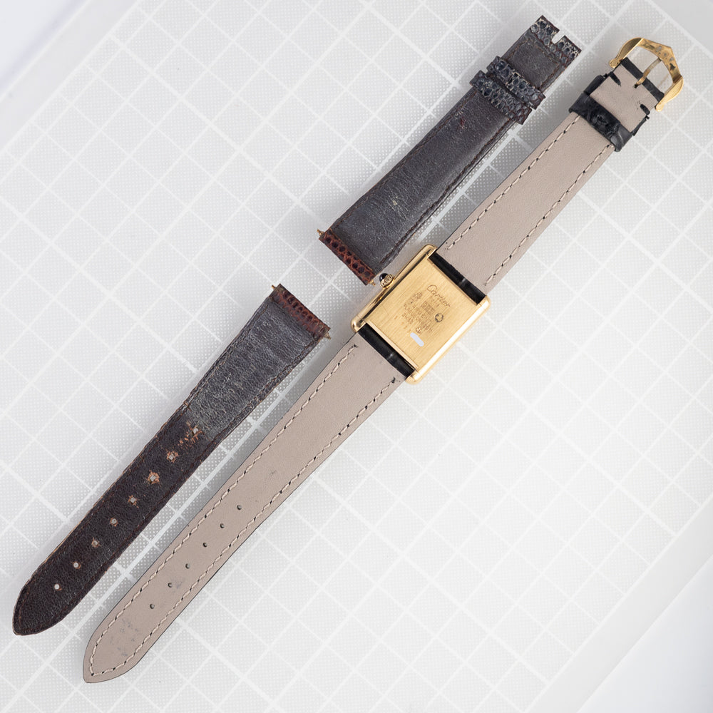 CARTIER LM MUST DE TANK Tortoiseshell - Like