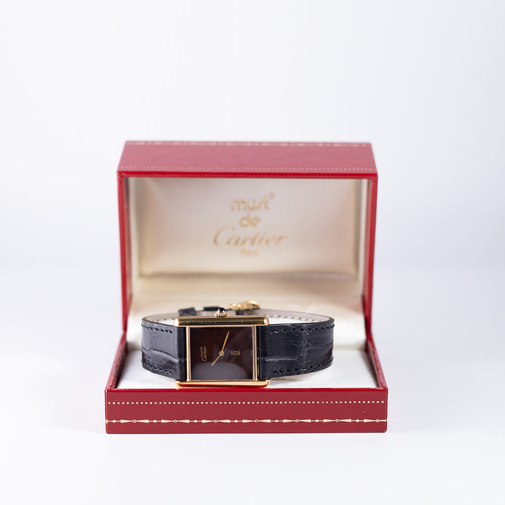 CARTIER LM MUST DE TANK Tortoiseshell - Like