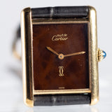 CARTIER LM MUST DE TANK Tortoiseshell - Like