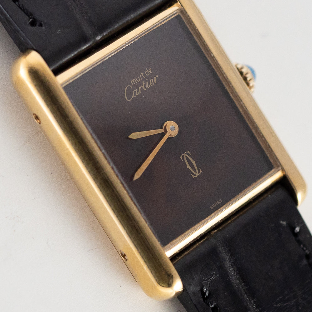 CARTIER LM MUST DE TANK Tortoiseshell - Like