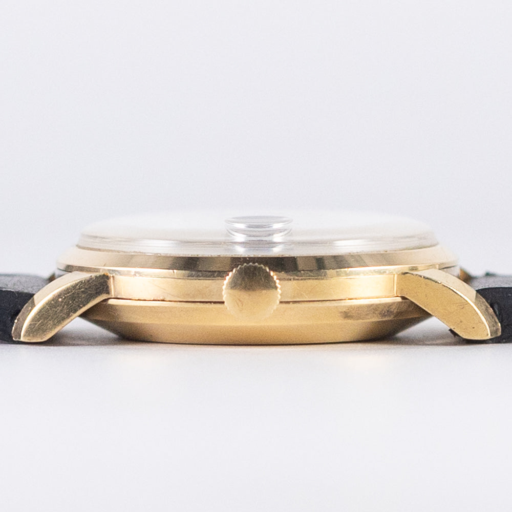 IWC Black Gilt Dial 18KYG Cal.8531