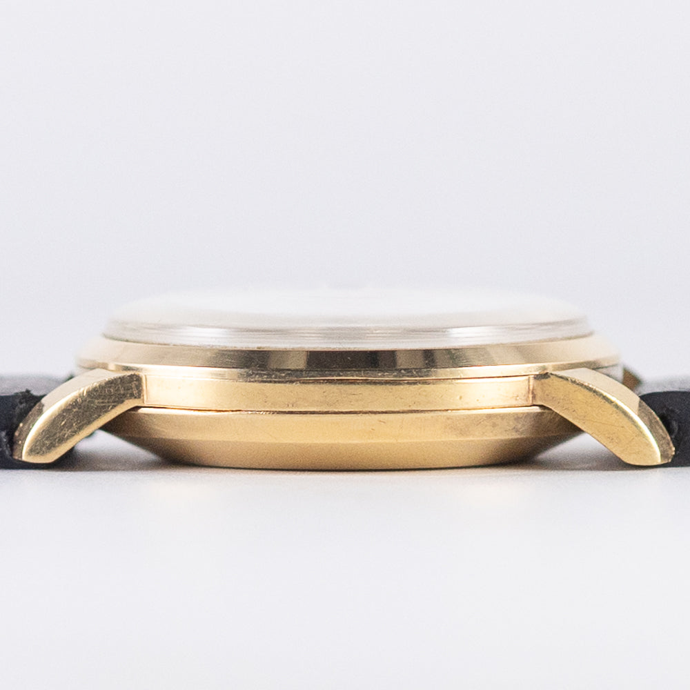 IWC Black Gilt Dial 18KYG Cal.8531