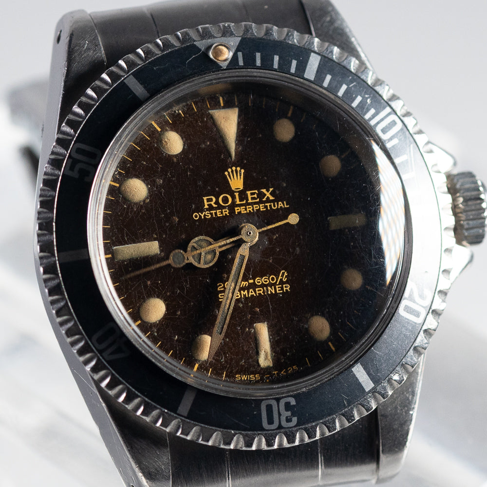 ROLEX SUBMARINER 1.0Mil Black Gilt Dial Ref.5513