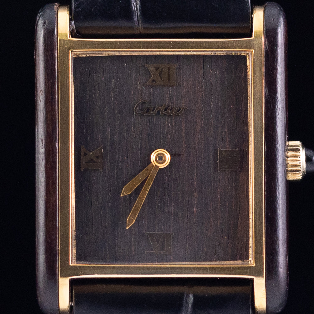 CARTIER LM Tank Organic Wood Ref.20611 1975 ~ 1976