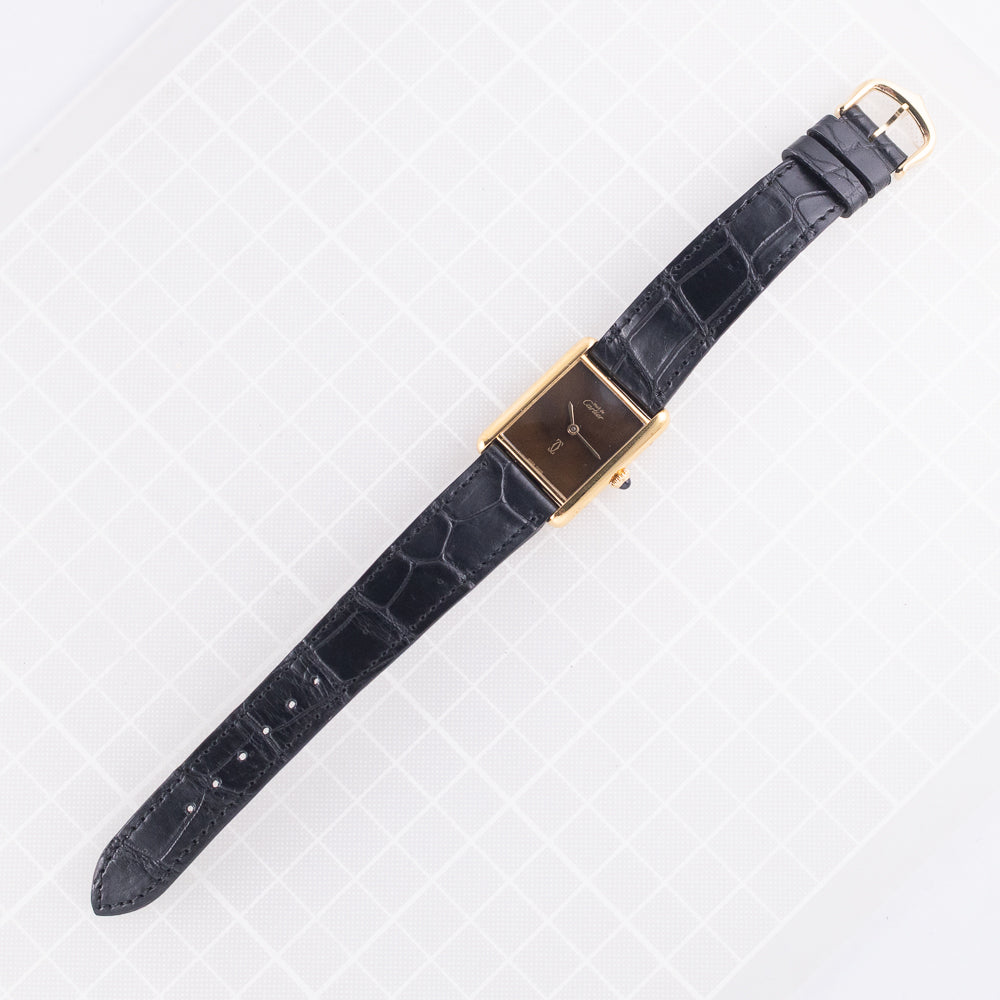 CARTIER LM MUST DE TANK Tortoiseshell - Like BOX