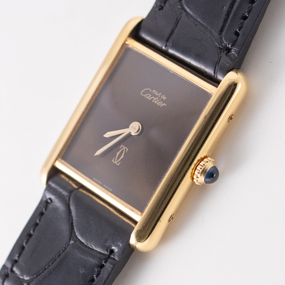 CARTIER LM MUST DE TANK Tortoiseshell - Like BOX