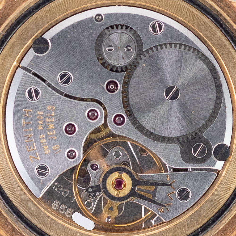 ZENITH 37mm Port Royal TYPE Dial 18KYG Ref.2101T BOX