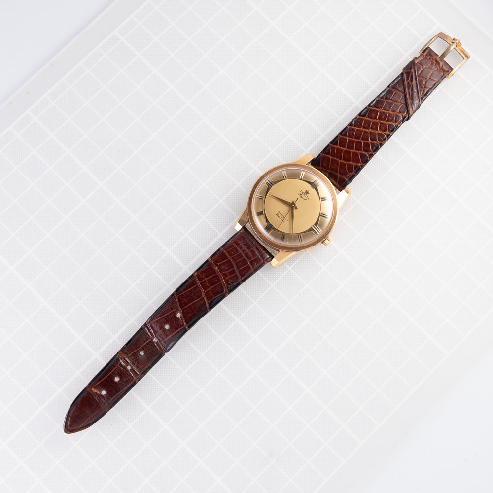 ZENITH 37mm Port Royal TYPE Dial 18KYG Ref.2101T BOX