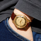 ZENITH 37mm Port Royal TYPE Dial 18KYG Ref.2101T BOX