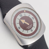 LONGINES COMET Portuguese Red Dial Ref.8475 NEW OLD STOCK BOX