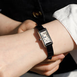 CARTIER SM TANK ALLONGEE 18K WHITE GOLD Ref.2525