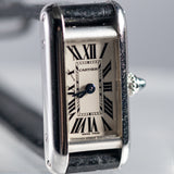 CARTIER SM TANK ALLONGEE 18K WHITE GOLD Ref.2525