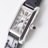 CARTIER SM TANK ALLONGEE 18K WHITE GOLD Ref.2525