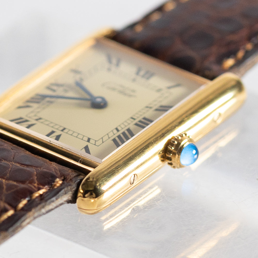 CARTIER LM MUST DE TANK REF.590005 w.BOX and Paper