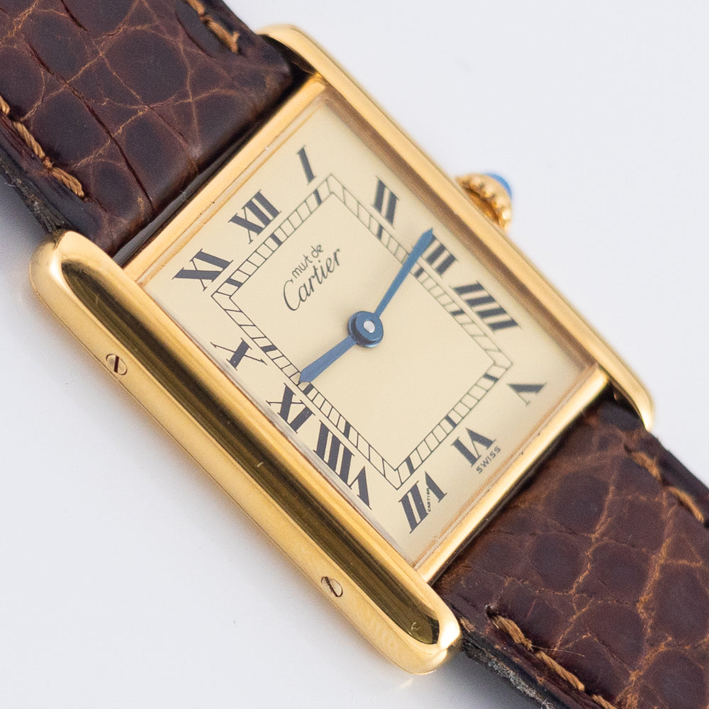 CARTIER LM MUST DE TANK REF.590005 w.BOX and Paper