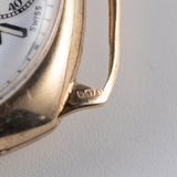 OMEGA NO CRACK Porcelain Dial 9K Yellow Gold DENNISON Ref.12701