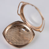 OMEGA NO CRACK Porcelain Dial 9K Yellow Gold DENNISON Ref.12701