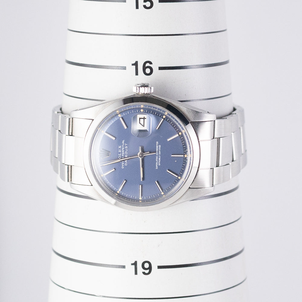 ROLEX DATEJUST Ref.1600 Blue Dial