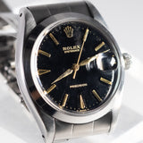 ROLEX OYSTERDATE Black Gilt No Lum Re.6694