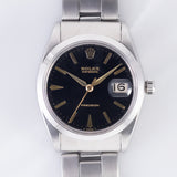 ROLEX OYSTERDATE Black Gilt No Lum Re.6694