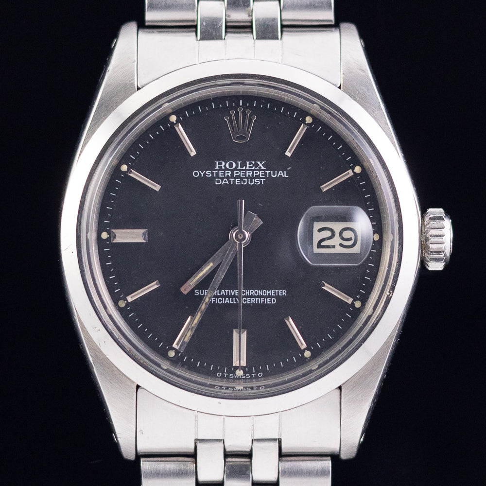 ROLEX DATEJUST Black Matte Ref.1600