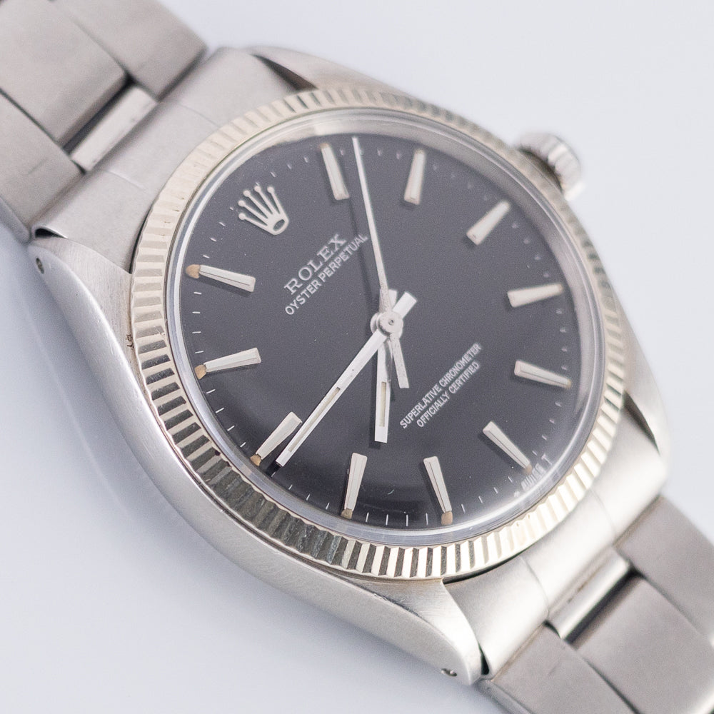ROLEX OYSTER PERPETUAL Black Mirror DIAL Ref.1005