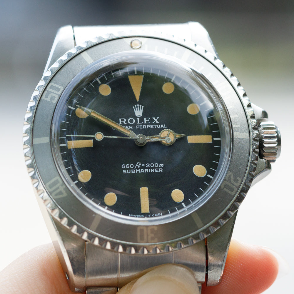 ROLEX SUBMARINER No Serif Ref.5513 GHOST BEZEL