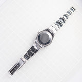 ROLEX OYSTER PERPETUAL Black Gilt Dial Ref.1007 BOX and Paper