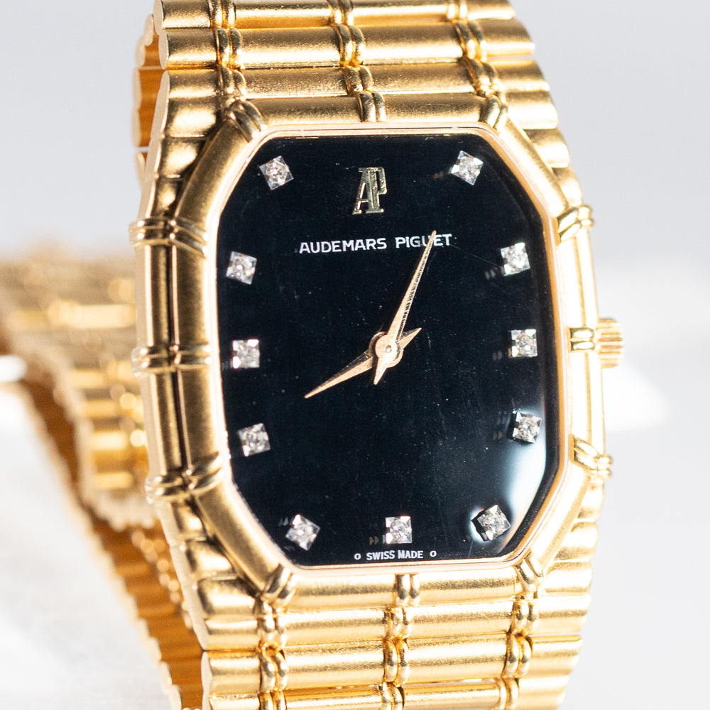 AUDEMARS PIGUET BAMBOO Black Diamond Dial