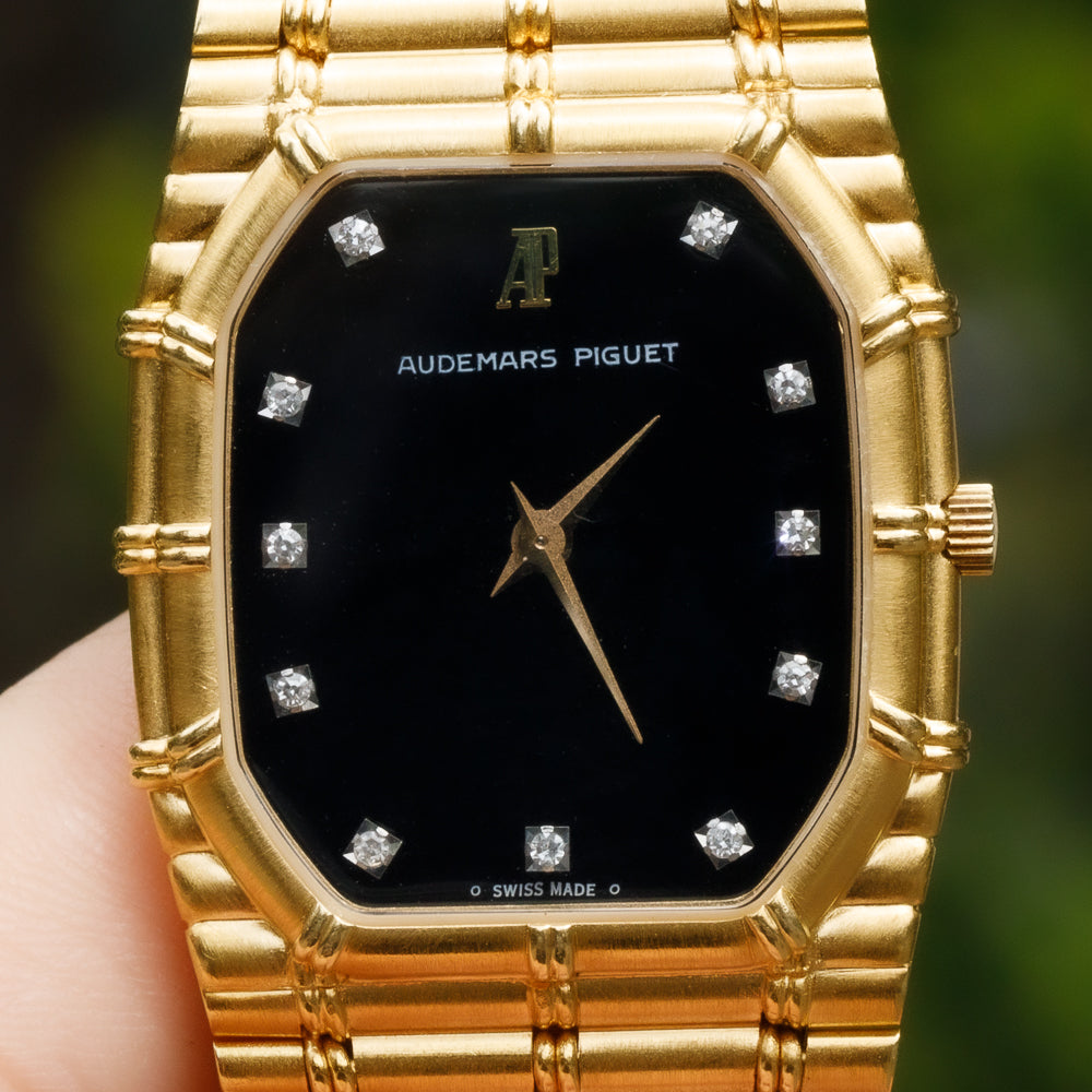 AUDEMARS PIGUET BAMBOO Black Diamond Dial