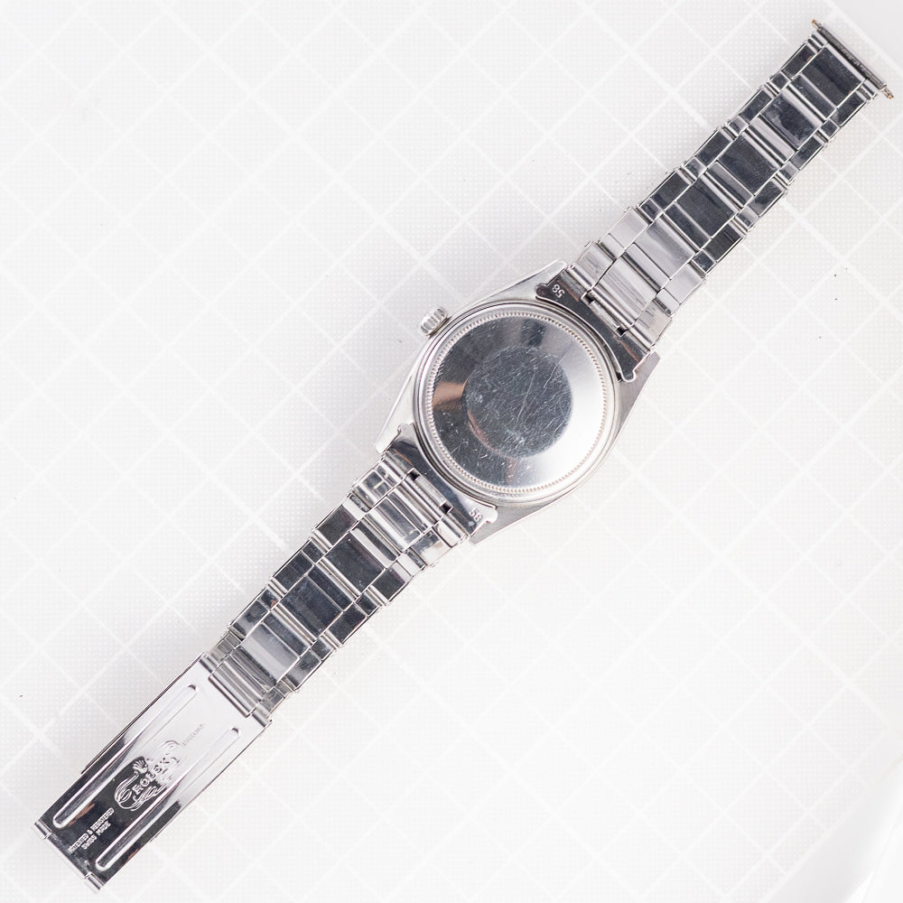ROLEX DATEJUST Ref.1600 Glossy Black Gilt Dial