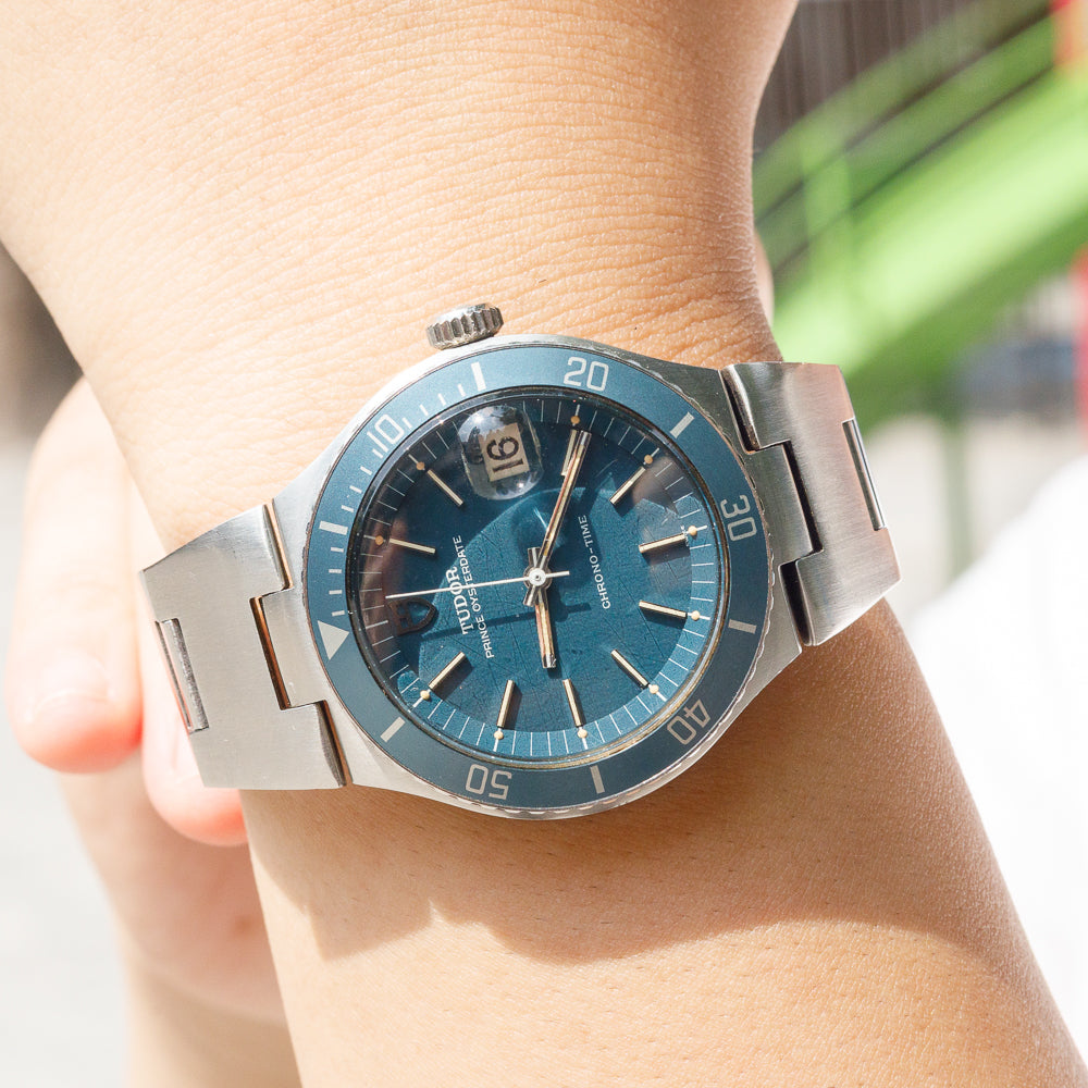 TUDOR Prince OysterDate Chrono Time Ref.9121/0 w.BOX