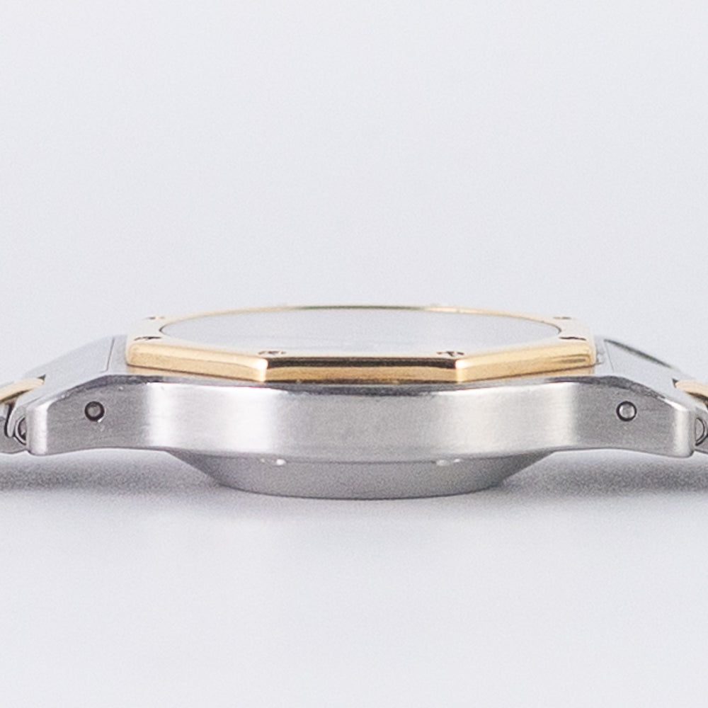 CARTIER LM SANTOS OCTAGON Automatic Ref.2966 Godron Bracelet