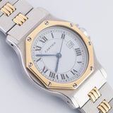 CARTIER LM SANTOS OCTAGON Automatic Ref.2966 Godron Bracelet