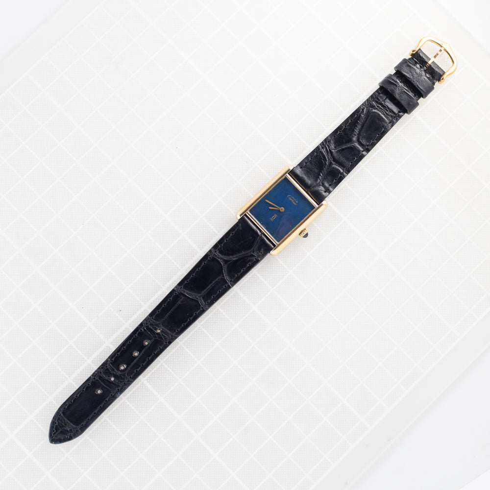 CARTIER LM MUST DE TANK LAPIS LAZURI - Like