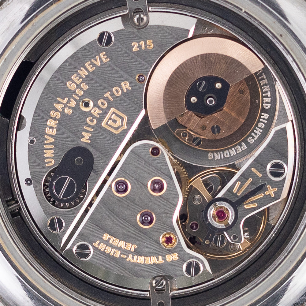 UNIVERSAL GENEVE POLEROUTER SUB MK3 Ref.20369 Mega Fat Kissing Font inner Bezel