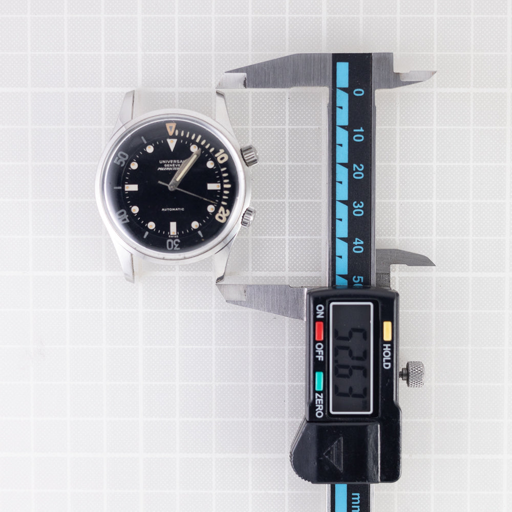 UNIVERSAL GENEVE POLEROUTER SUB MK3 Ref.20369 Mega Fat Kissing Font inner Bezel